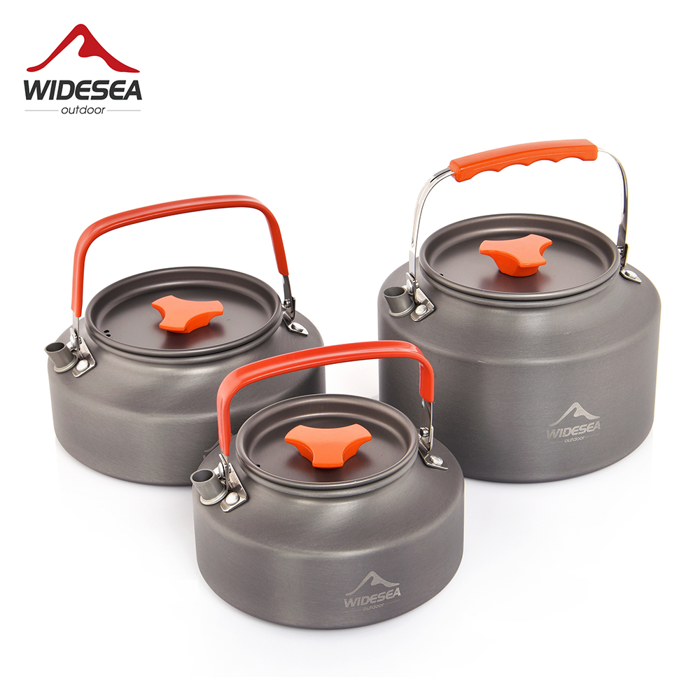 Camping Cooking Ware - Wideea-hervidor de agua para acampada, vajilla