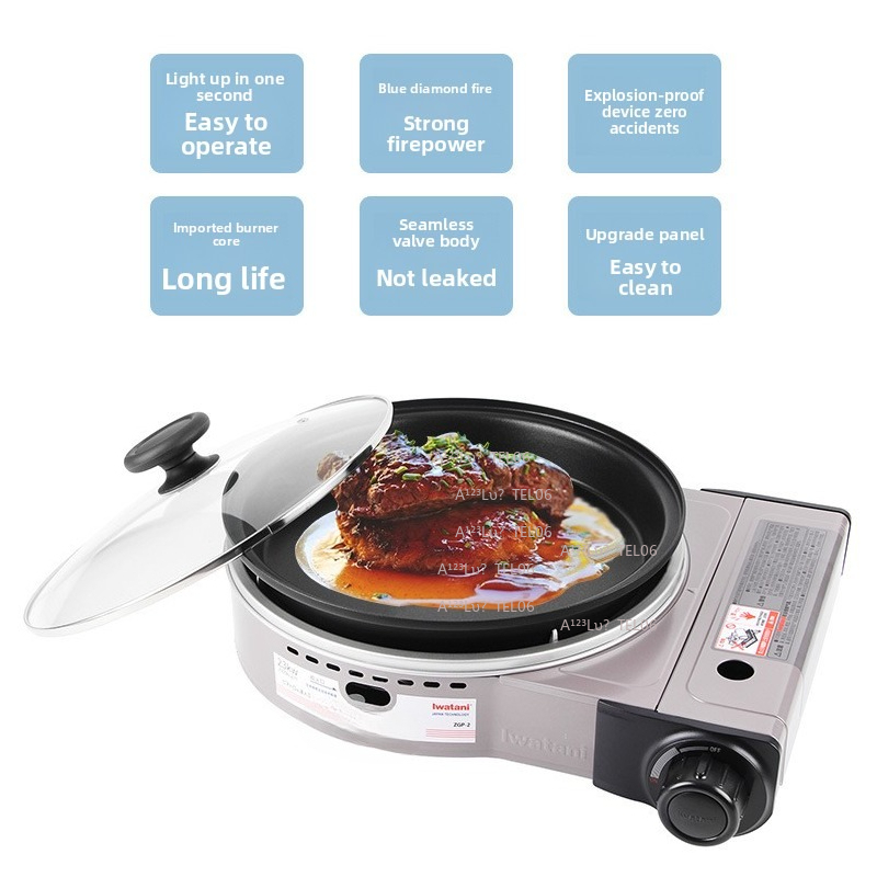 Camping Cooking With Gas - Estufa de Gas Portátil a Prueba