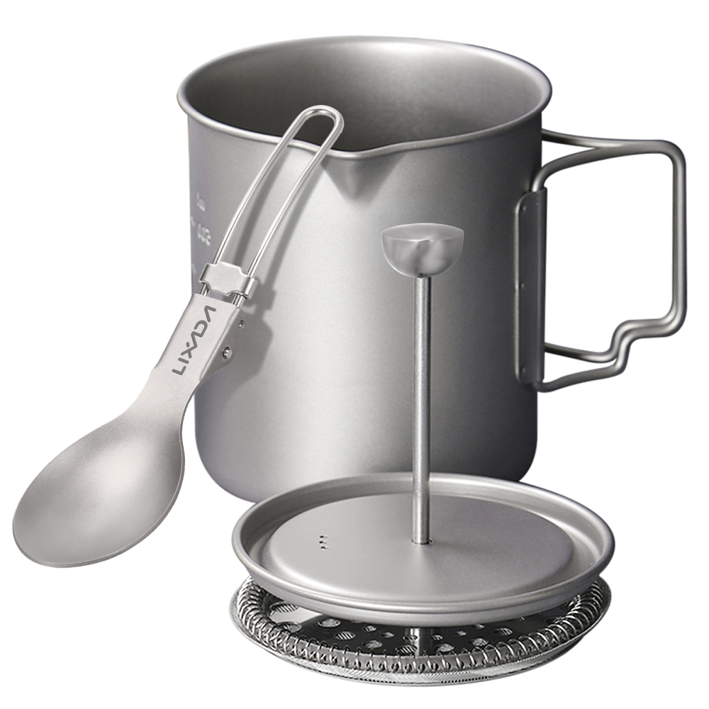Camping Cooking Ware - Lixada-taza de café de titanio de