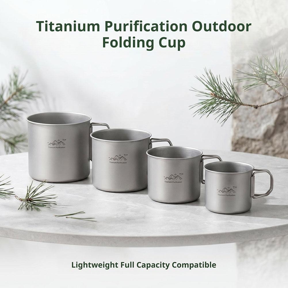 Camping Cooking Mug - Taza de Camping de Acero Inoxidable