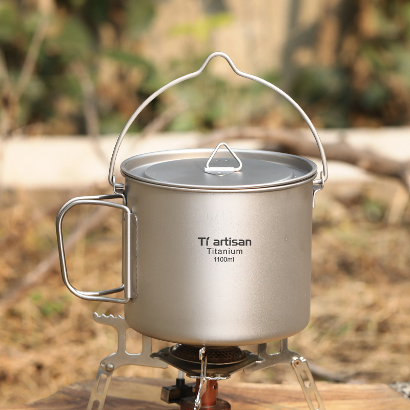 Camping Cooking Mug - Tiartisan - Juego de ollas de