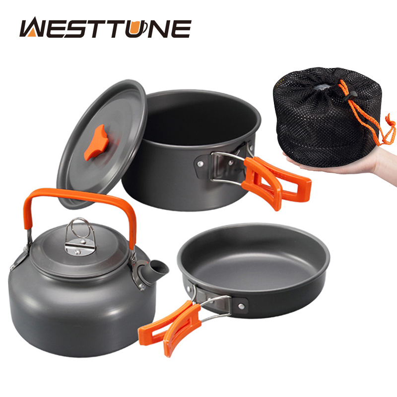 Camping Cooking Set - WESTTUNE-Kit de utensilios de cocina para