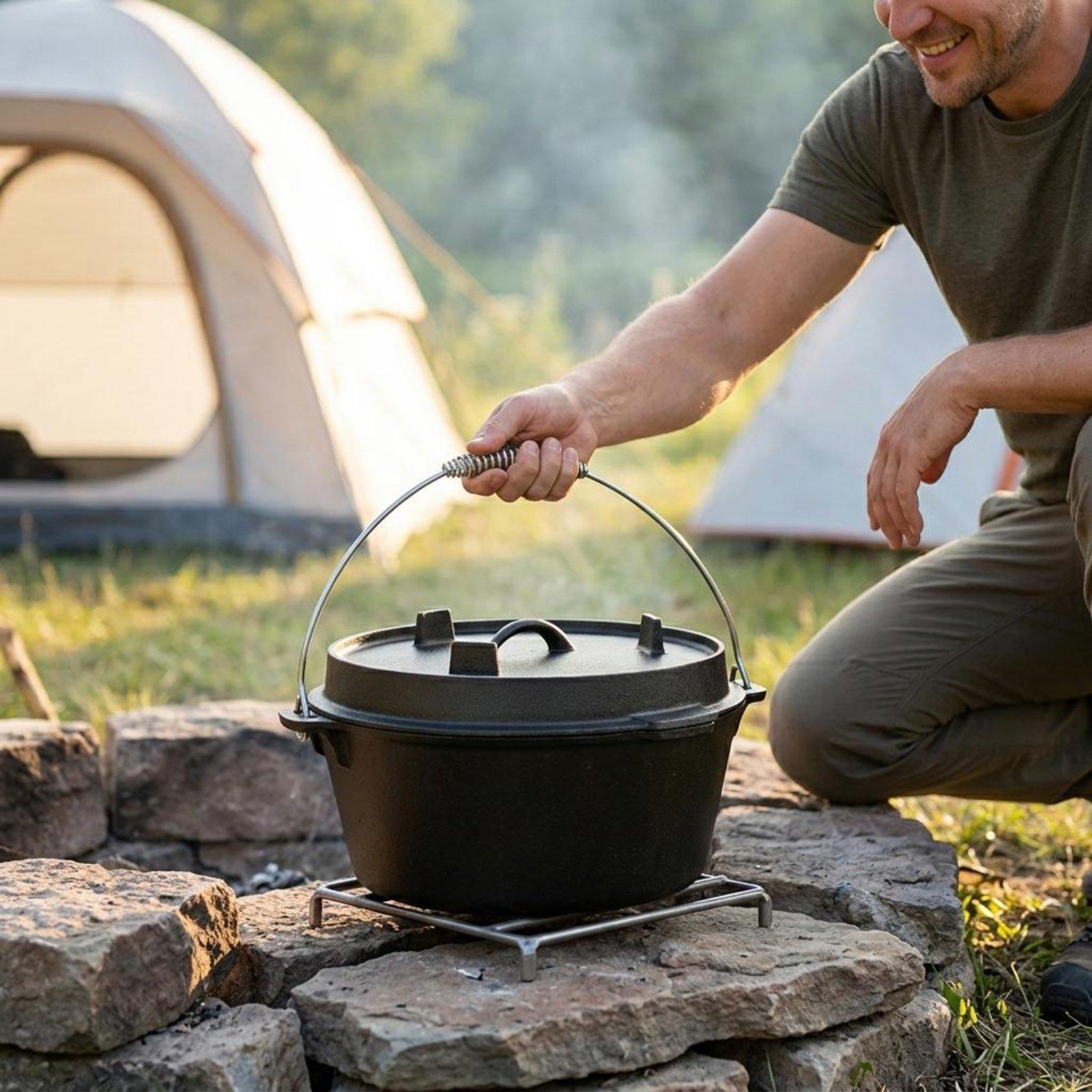 Camp Dutch Oven Cast - Olla Holandesa de Hierro Fundido para