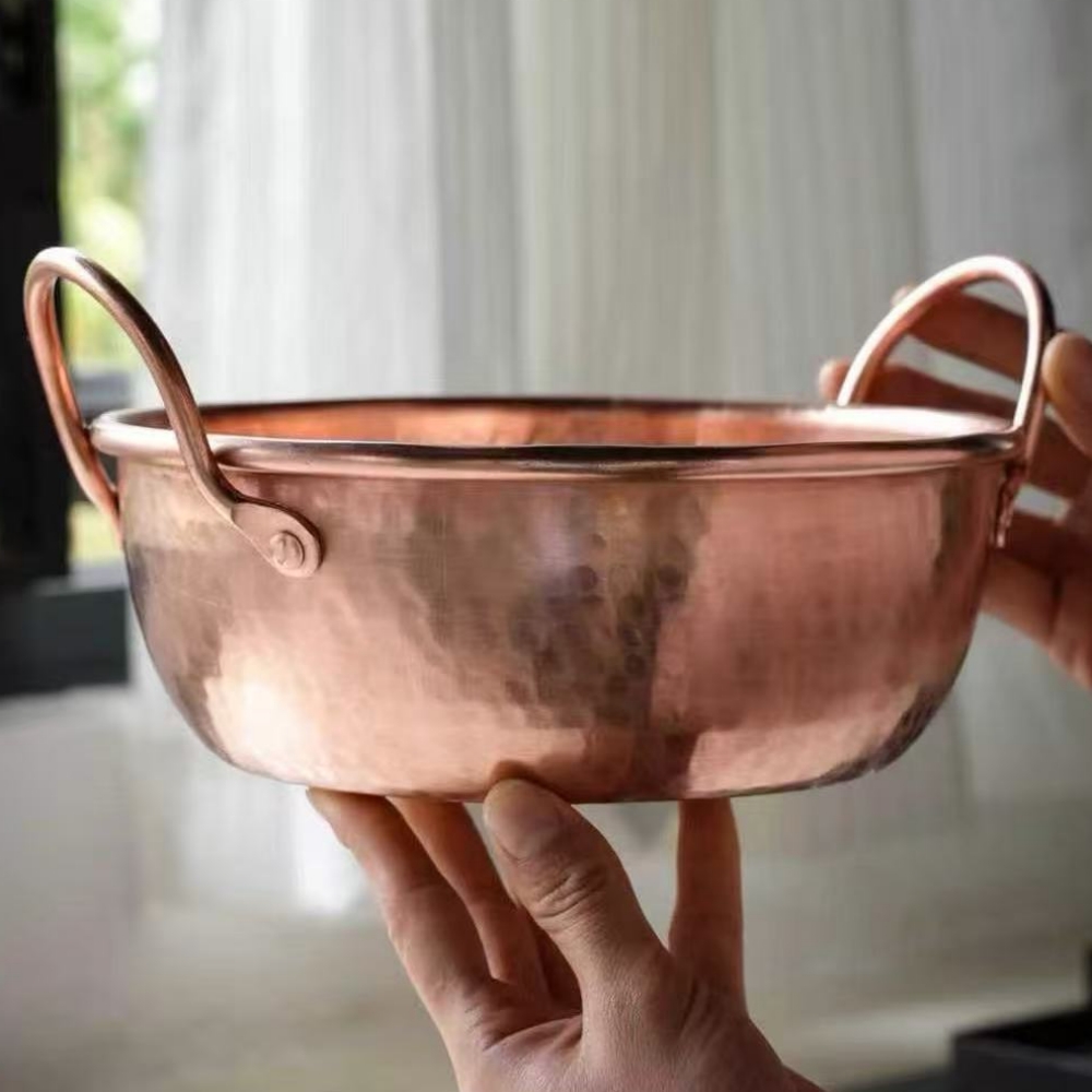 Vintage Camping Cooking Set - Olla de cobre vintage, olla de