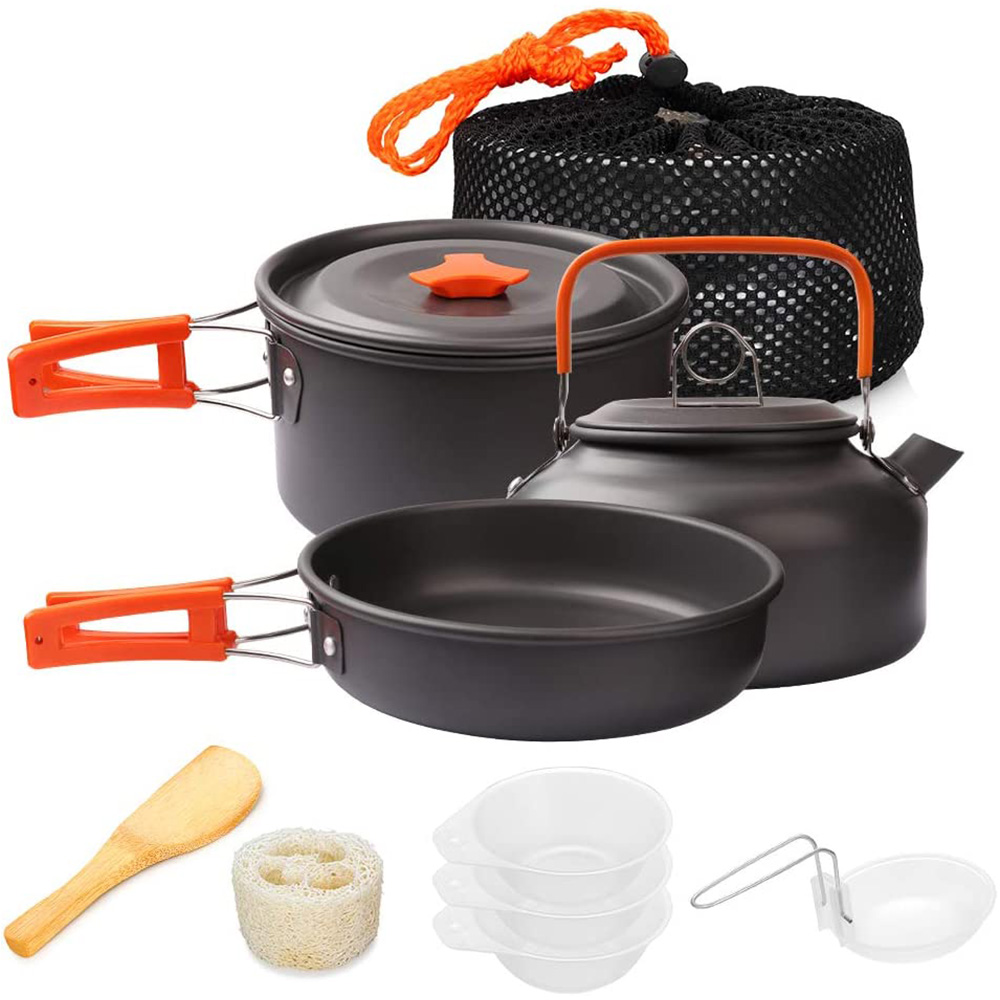 Camping Cooking Ware - 1 Uds./1 Juego de utensilios de