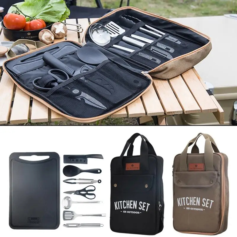 Camping Cooking Ware - Juego de Utensilios de Cocina para