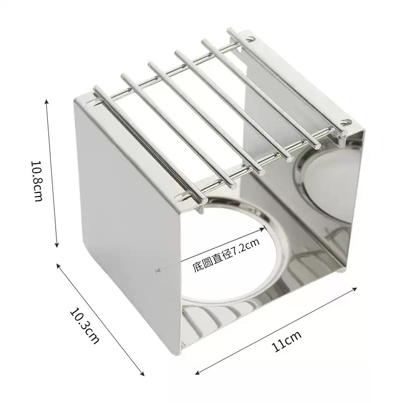 Camping Cooking Set - Soporte Cuadrado de Acero Inoxidable para