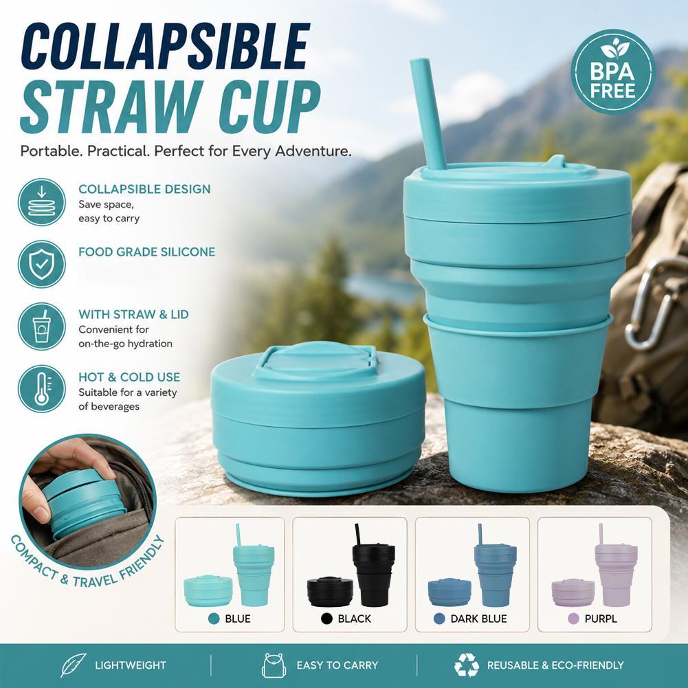 Camping Cooking Mug - Taza de Café Plegable de Silicona