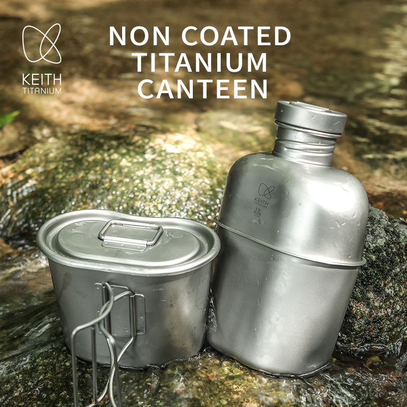 Camping Outdoor Cooking Set - KEITH - Juego de Cantimplora y