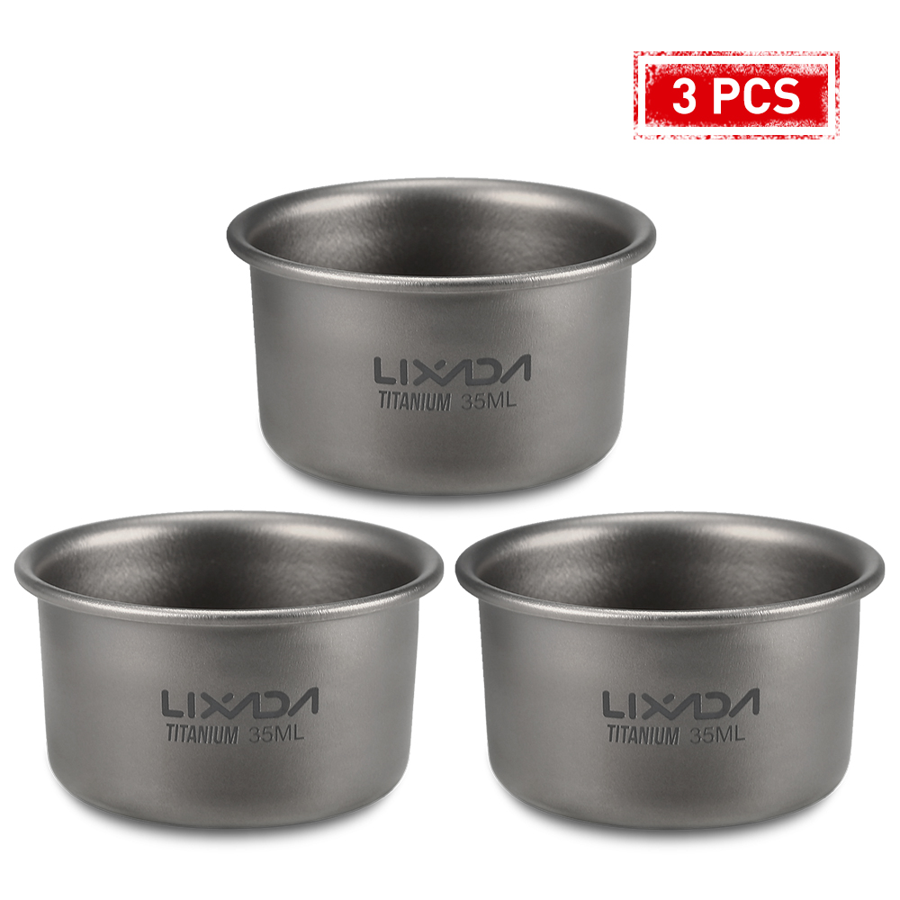 Camping Cooking Mug - Mini taza de té de titanio