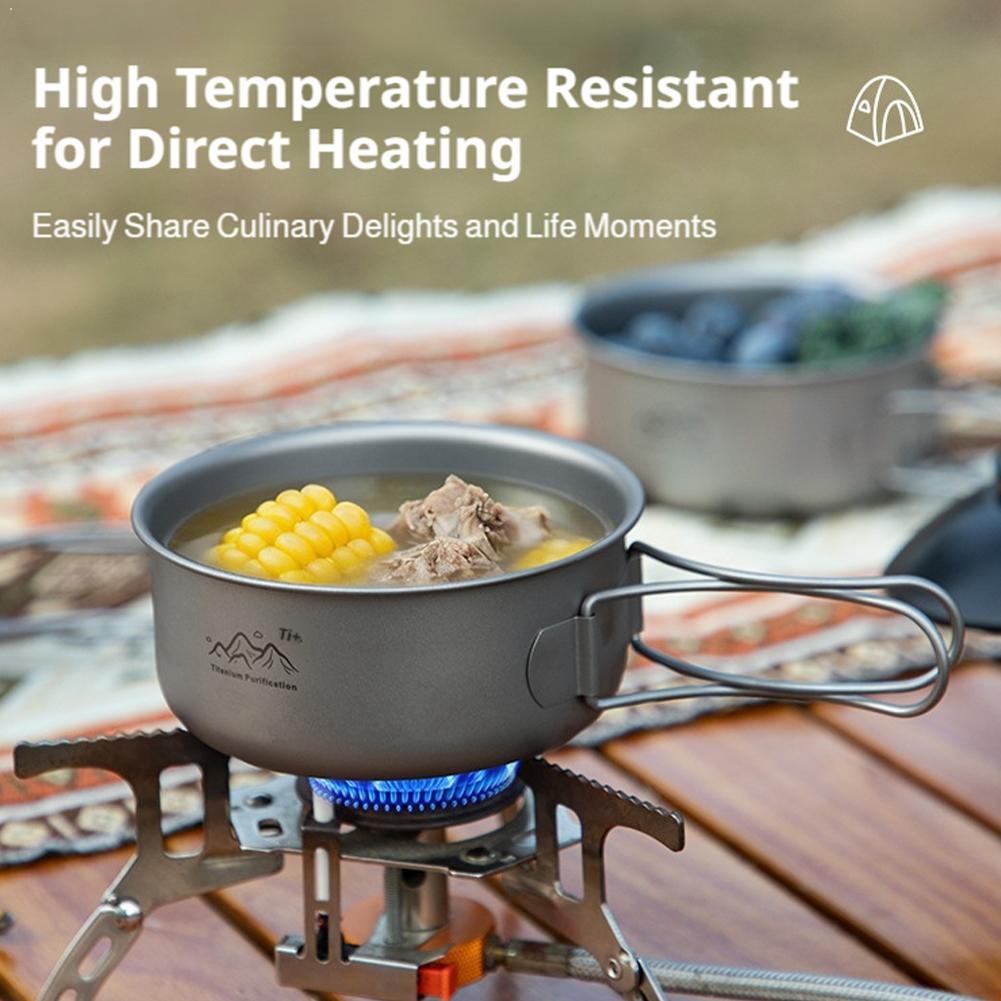 Camping Cooking Ware - Utensilios de Cocina Ultraligeros de Titanio