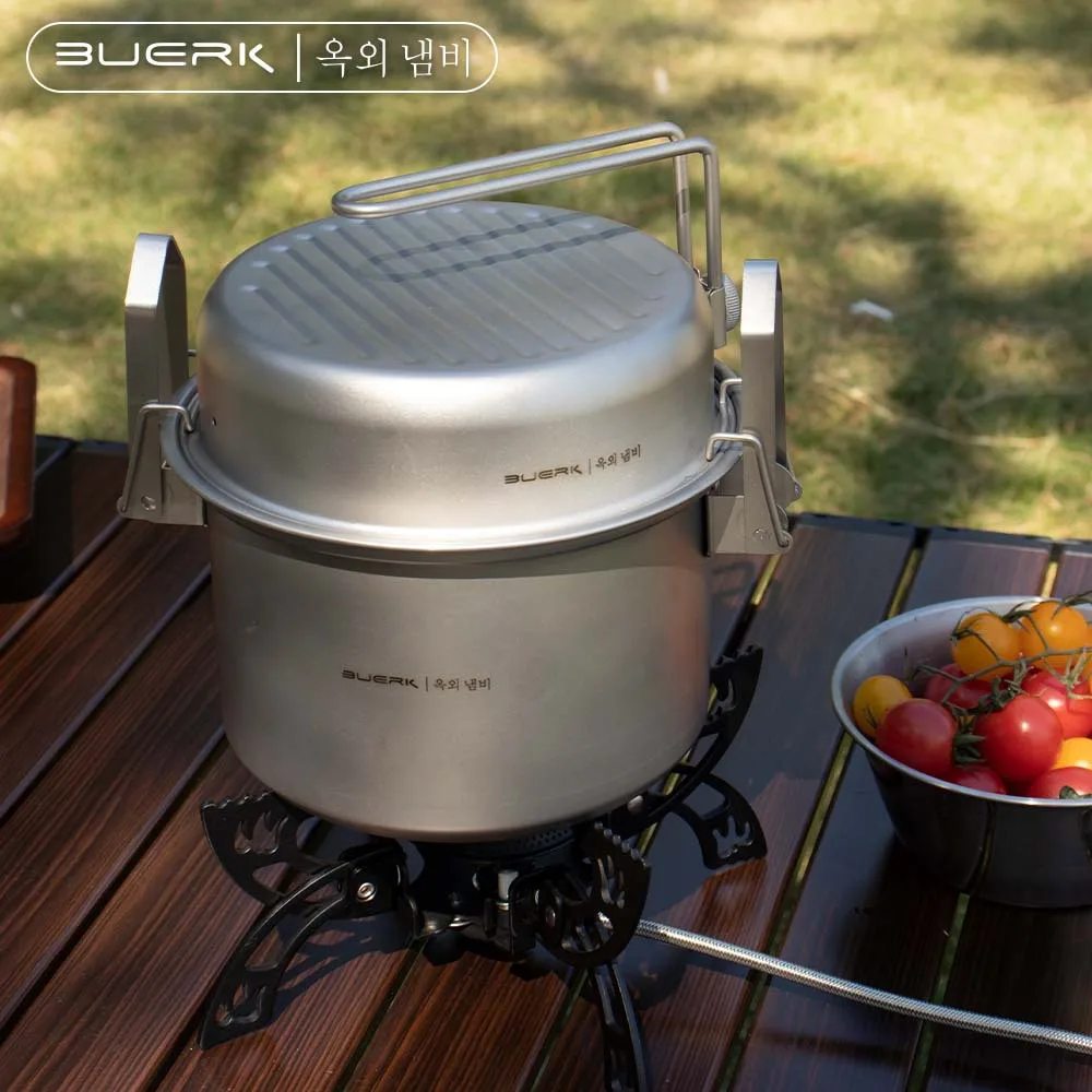 Camping Cooking Ware - Olla multifuncional para cocinar al vapor