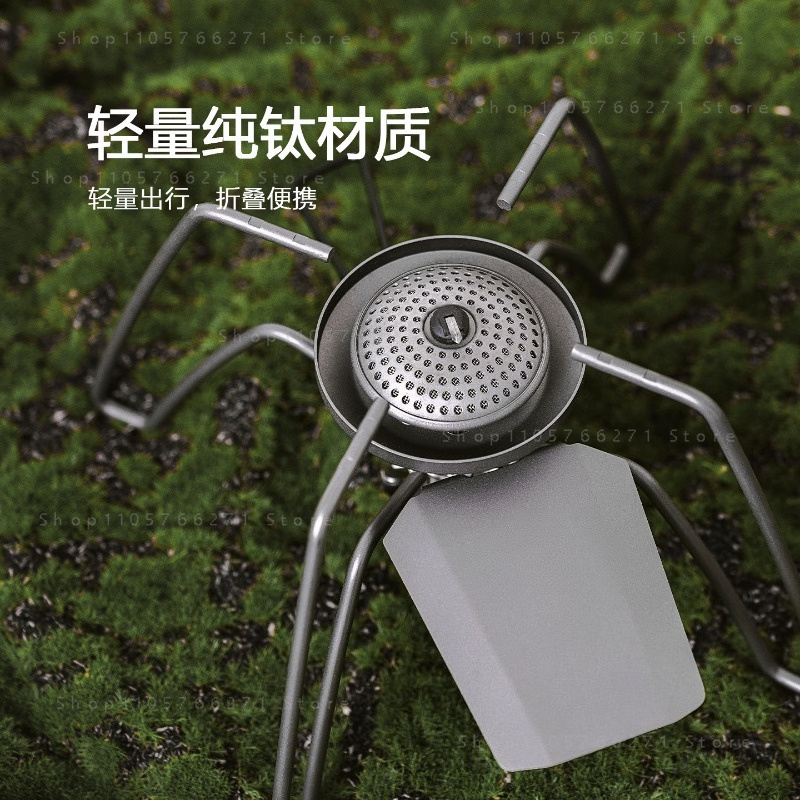 Camping Cooking With Gas - Estufa Spider con Microregulador, Gas Portátil