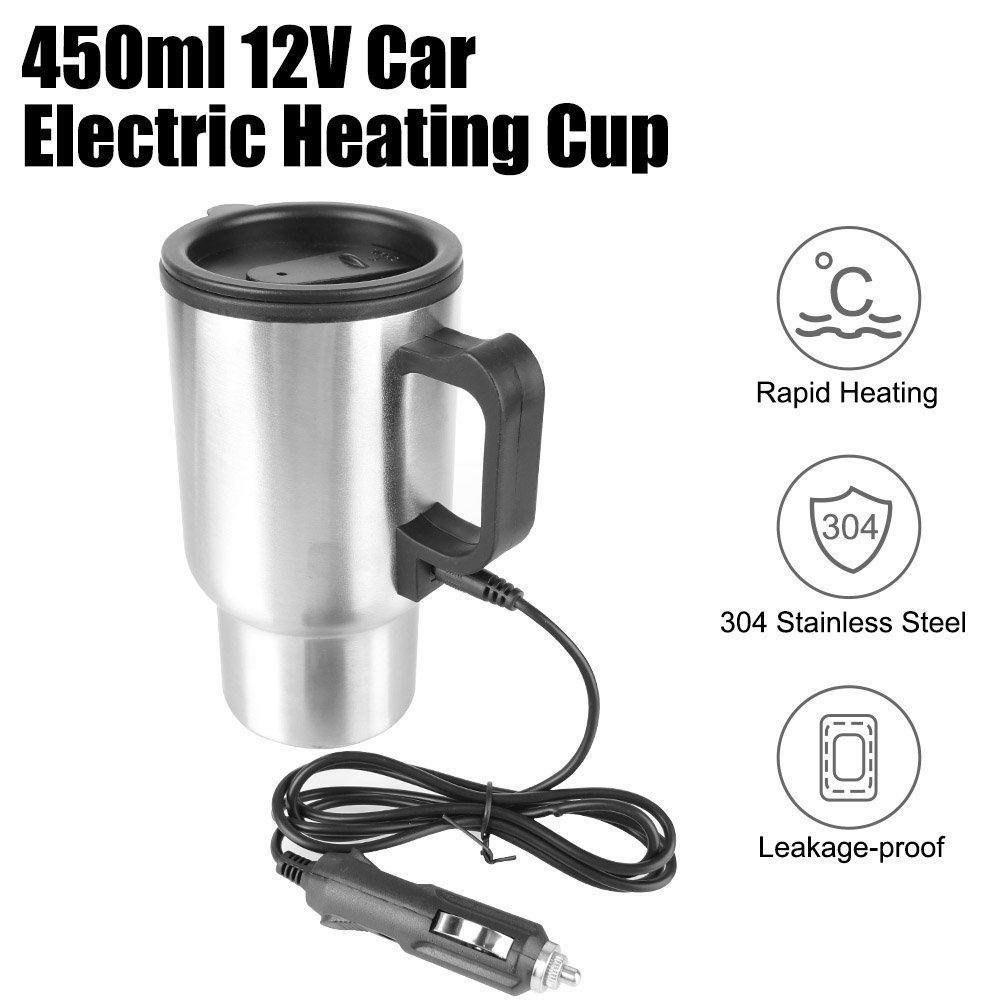 Camping Cooking Mug - Hervidor eléctrico de acero inoxidable para
