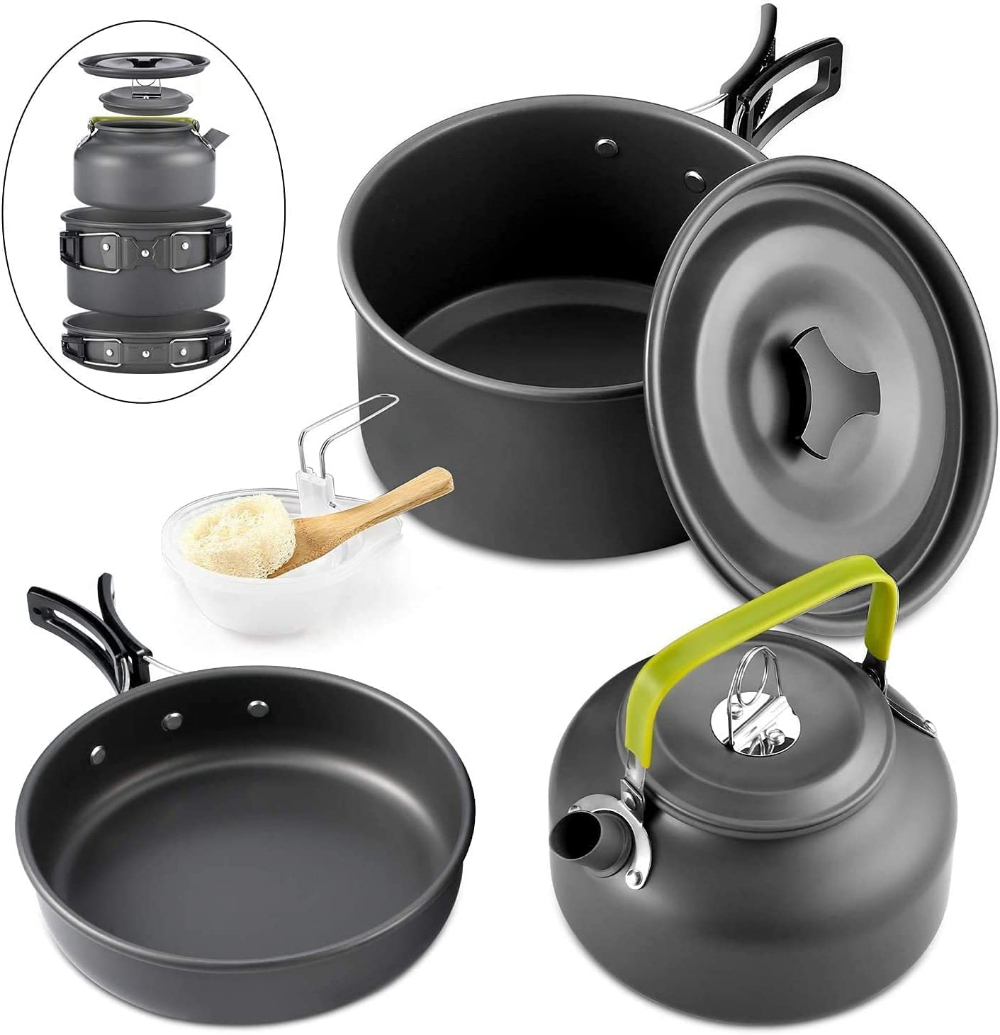 Camping Cooking Candle - Juego de Utensilios de Cocina para