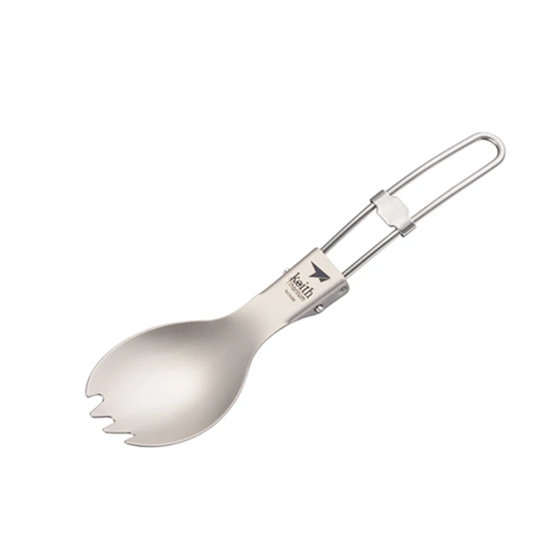 Camping Cooking Ware - Vajilla bacteriostática portátil de titanio, mango