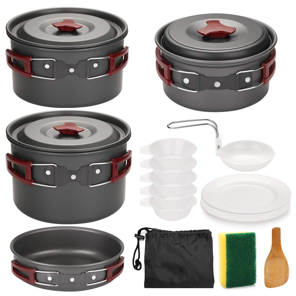 Camping Cooking Candle - Kit de utensilios de cocina para