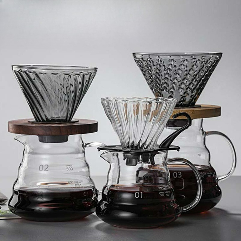 Camping Cooking Set - Juego de cafetera de vidrio de