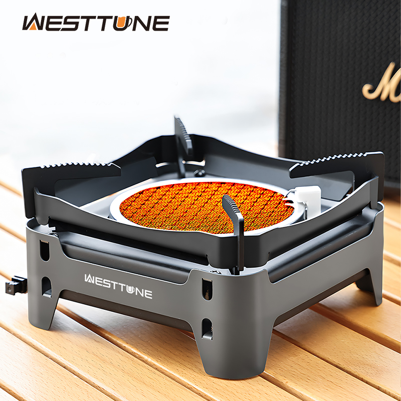 Camping Cooking No Gas - WESTTUNE Estufa de combustión infrarroja para