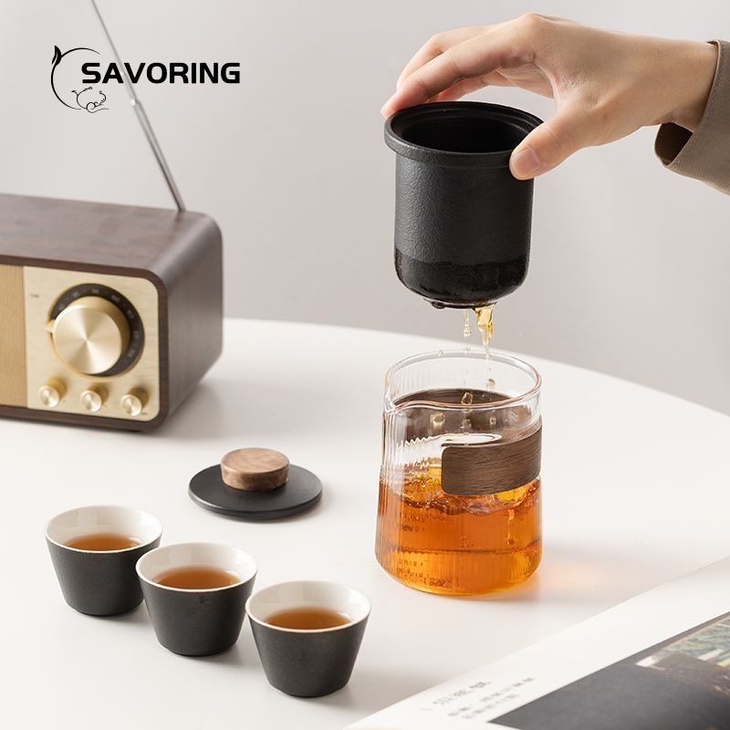 Juego de té de cerámica chino  - Camping Cooking Set reseña y precio