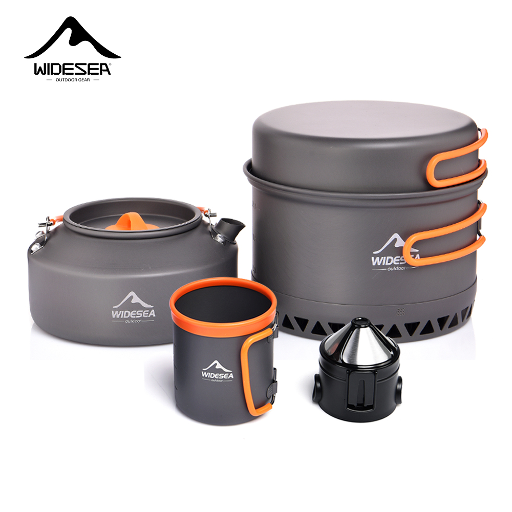 Vajilla para acampar, juego de - Camping Cooking Set reseña y precio