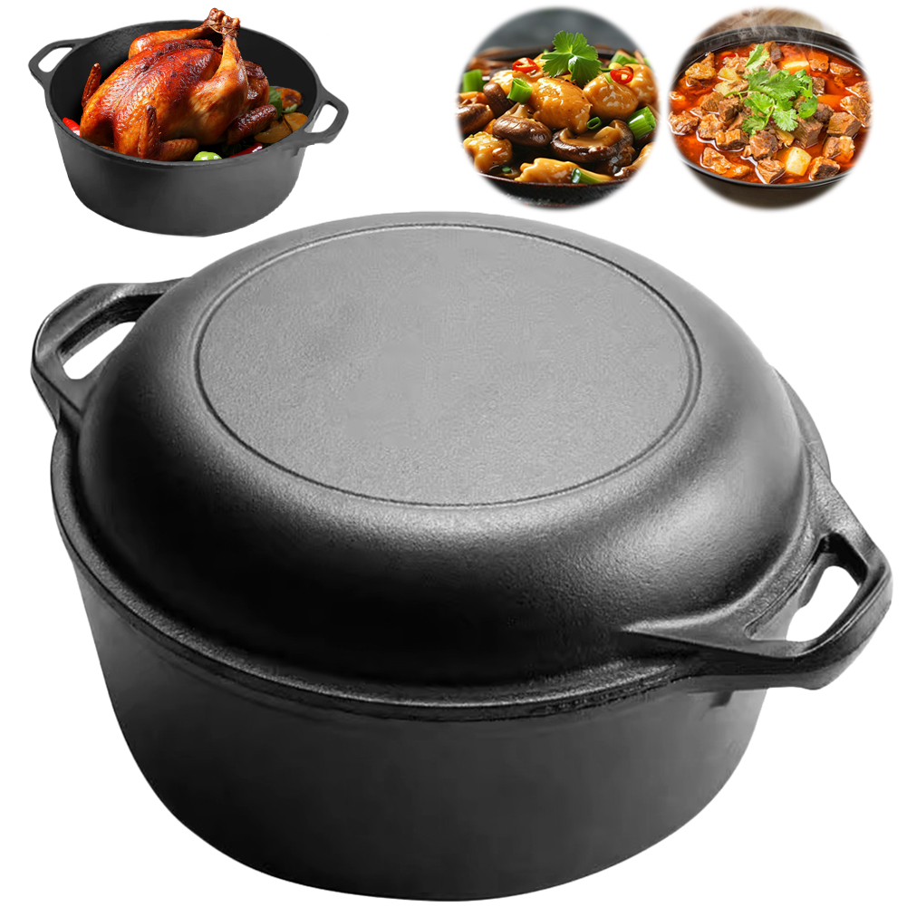 Olla Holandesa 2 en 1 de Hierr - Camp Dutch Oven Cast reseña y precio