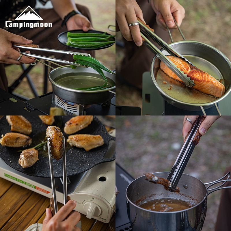 Utensilios de cocina para acam - Camping Outdoor Cooking Set reseña y precio