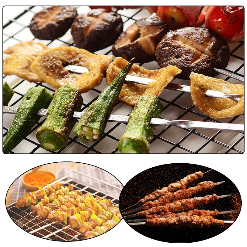 Brochetas de Acero Inoxidable  - Camping Cooking Candle reseña y precio
