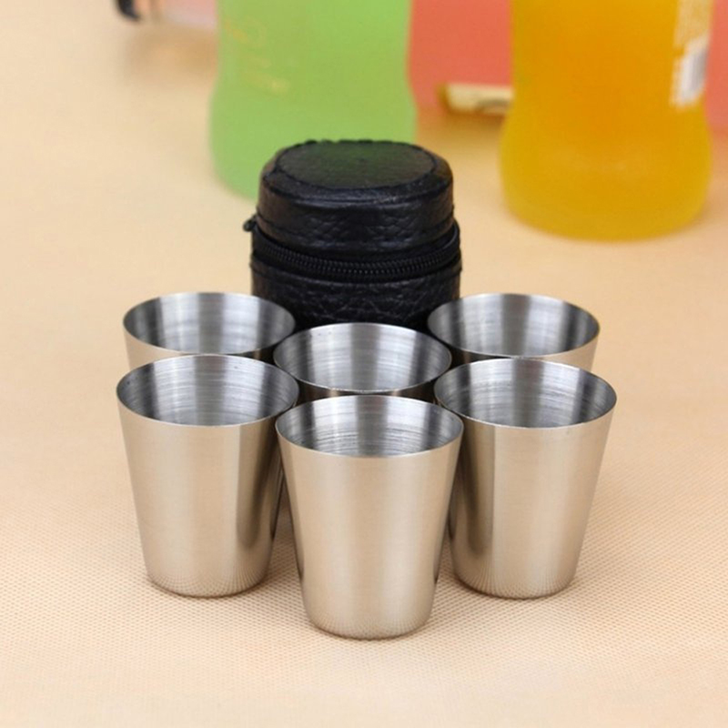 4/6 Uds tazas de acero inoxida - Camping Cooking Mug reseña y precio