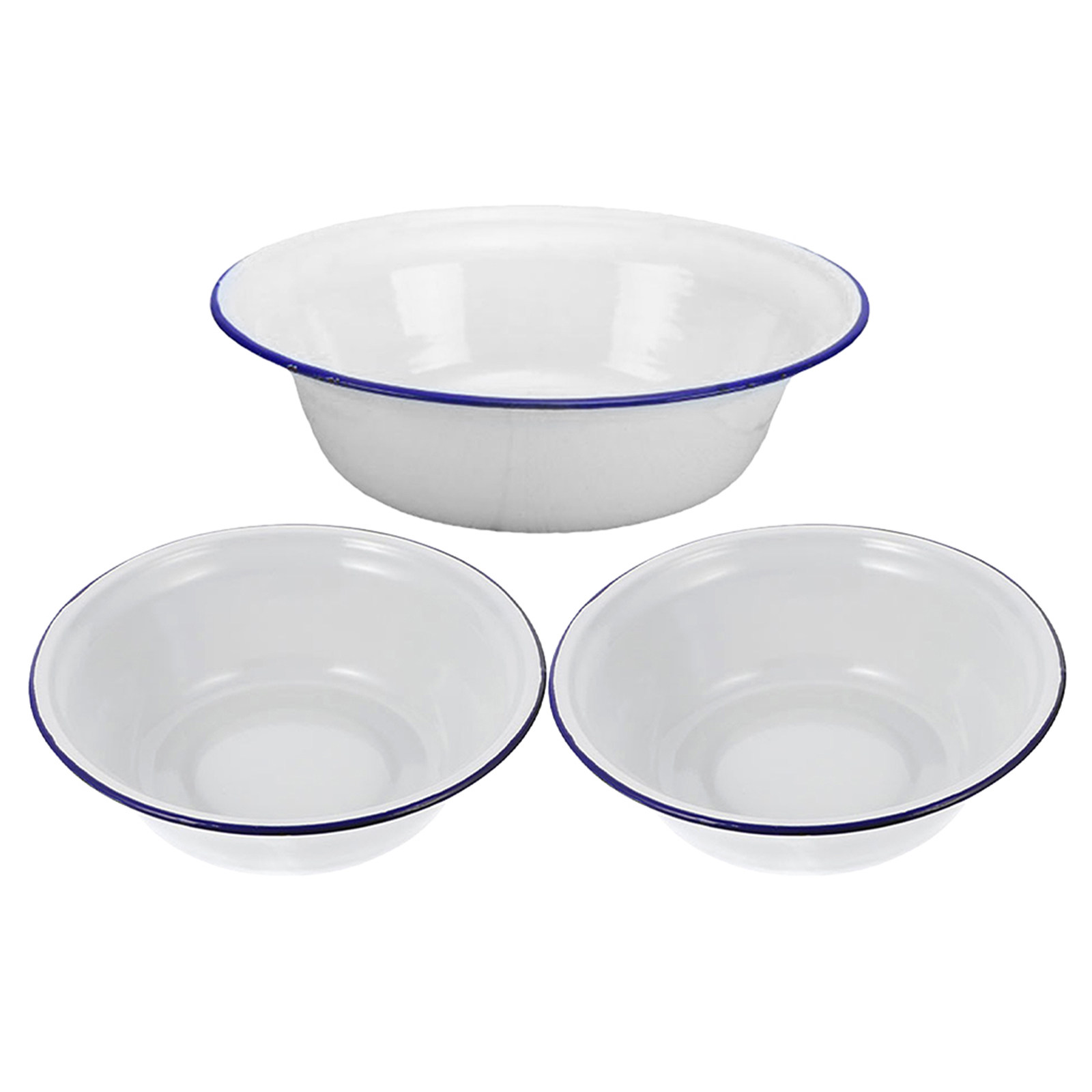 Juego de 3 Tazones Esmaltados  - Vintage Camping Cooking Set reseña y precio