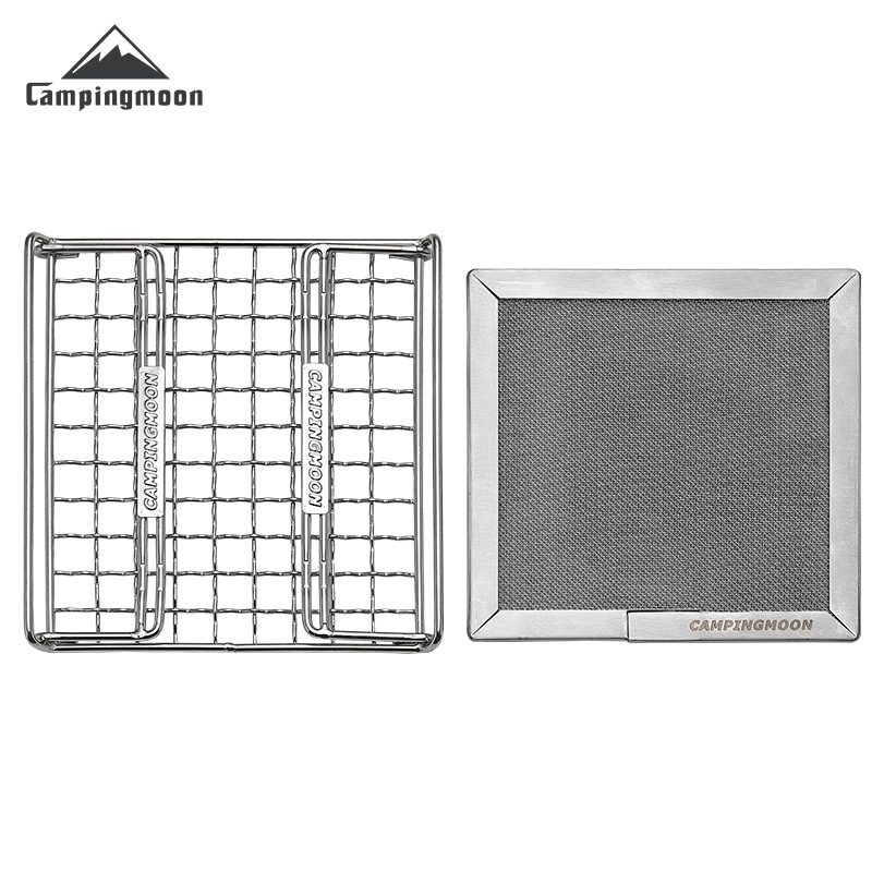 CAMPINGMOON Rejilla Plegable d - Camping Cooking Gazebo reseña y precio