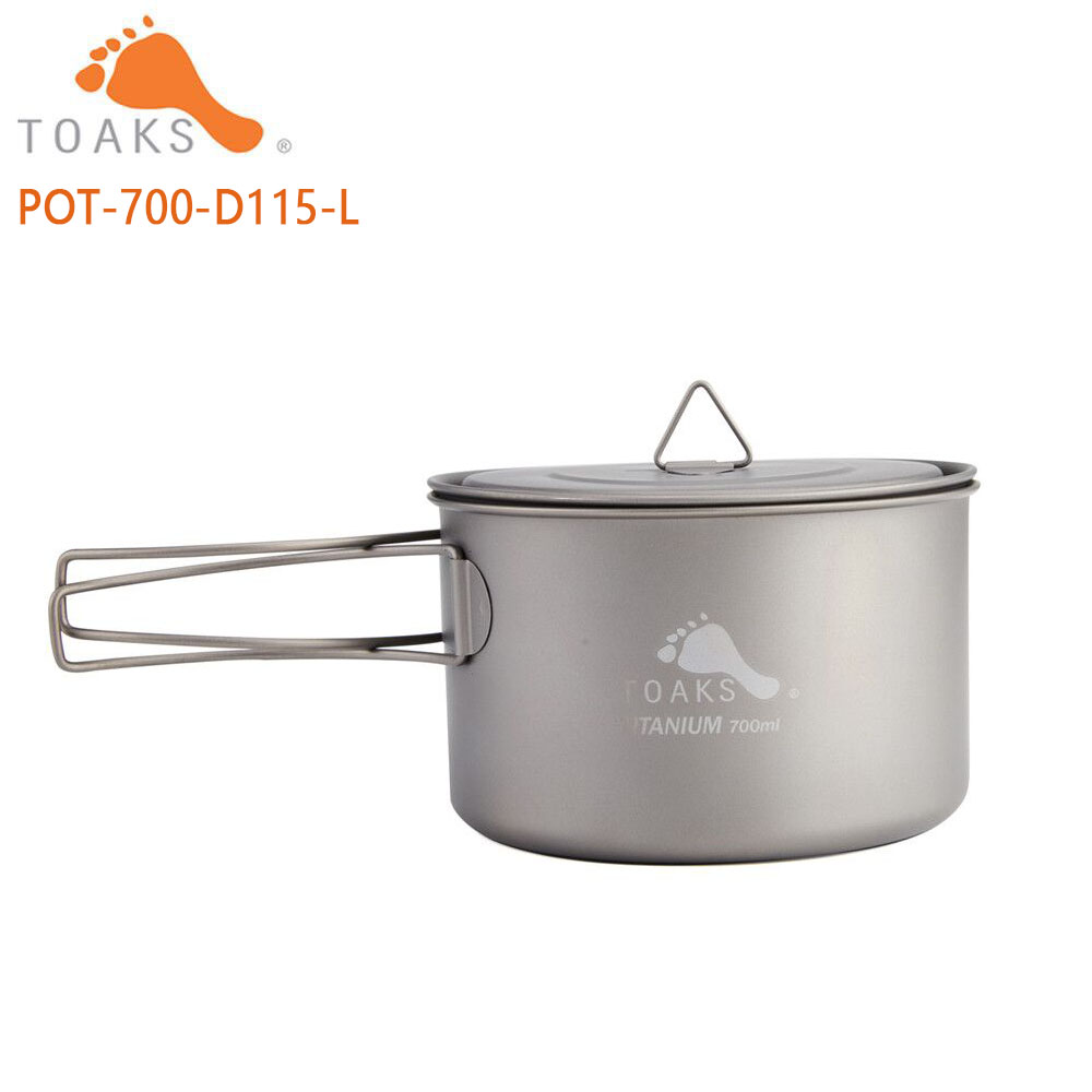 TOAKS-ollas de titanio puro pa - Camping Cooking System reseña y precio