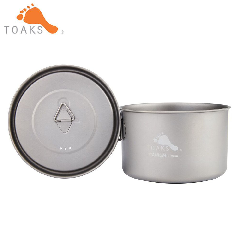TOAKS-ollas de titanio puro pa - Camping Cooking System reseña y precio