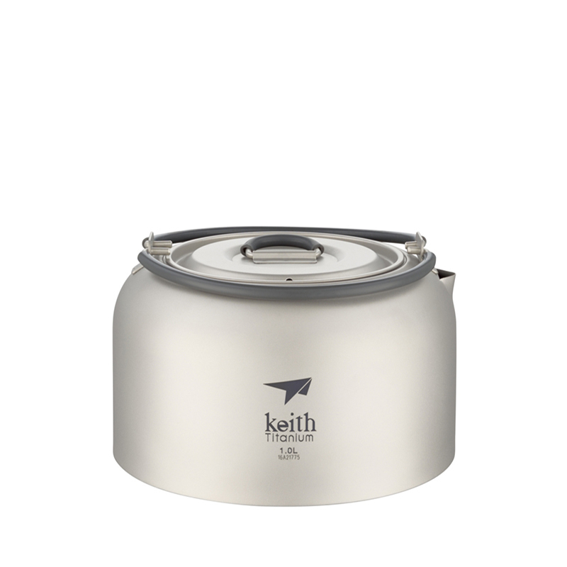 Keith Titanium Kettle 1L, cubi - Camping Cooking System reseña y precio