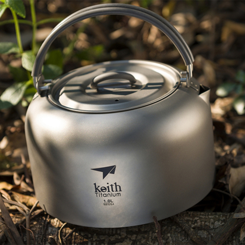 Keith Titanium Kettle 1L, cubi - Camping Cooking System reseña y precio