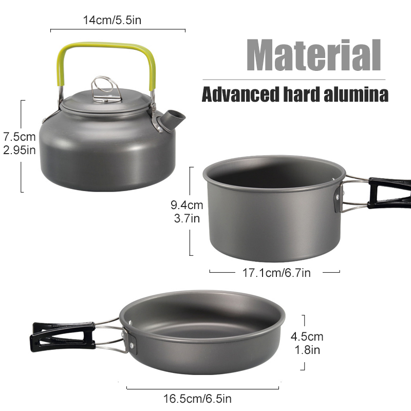 WESTTUNE-Kit de utensilios de  - Camping Cooking Set reseña y precio