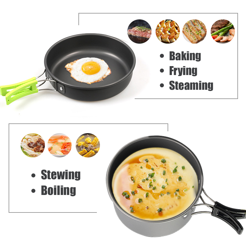 WESTTUNE-Kit de utensilios de  - Camping Cooking Set reseña y precio