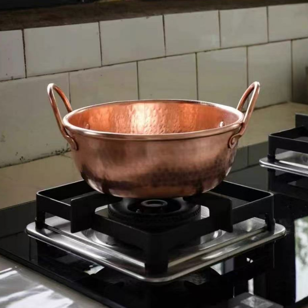Olla de cobre vintage, olla de - Vintage Camping Cooking Set reseña y precio