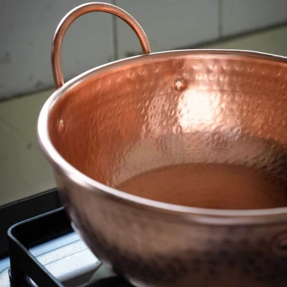 Olla de cobre vintage, olla de - Vintage Camping Cooking Set reseña y precio