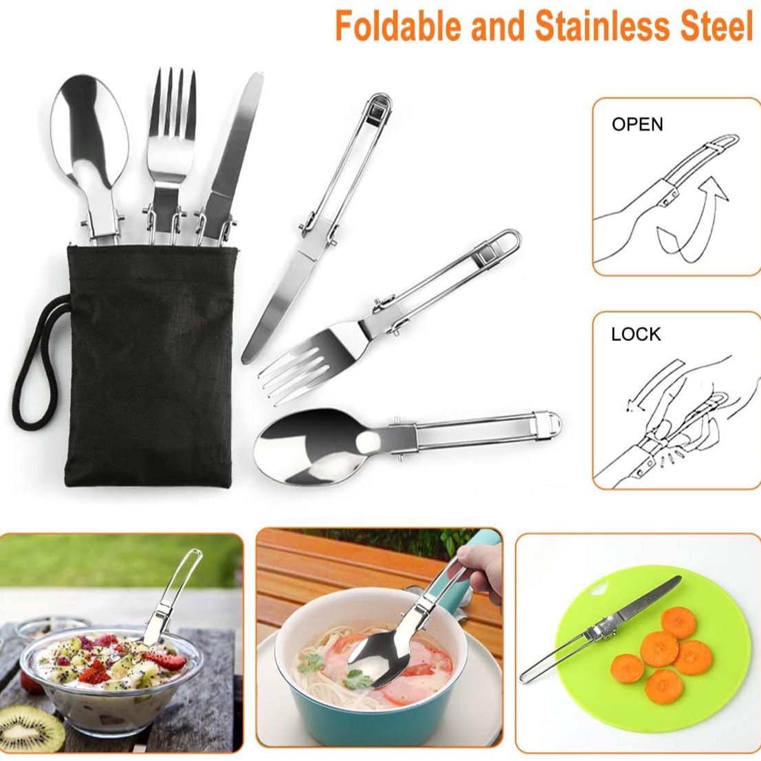 Juego Completo de Cocina para  - Camping Cooking No Gas reseña y precio