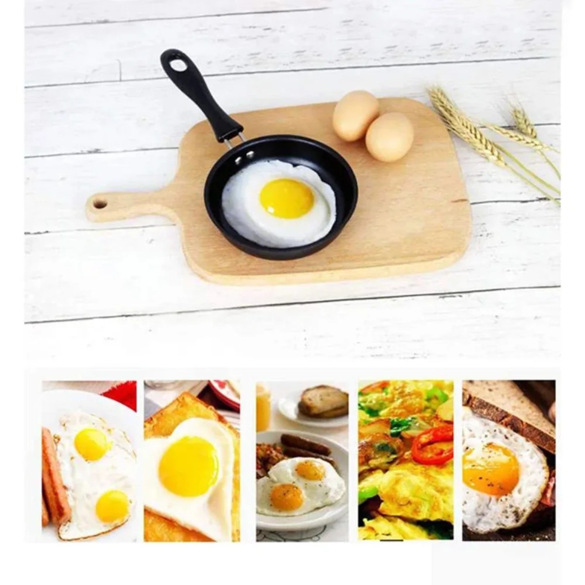 Mini sartén con mango, sartén  - Camping Cooking Cast Iron reseña y precio