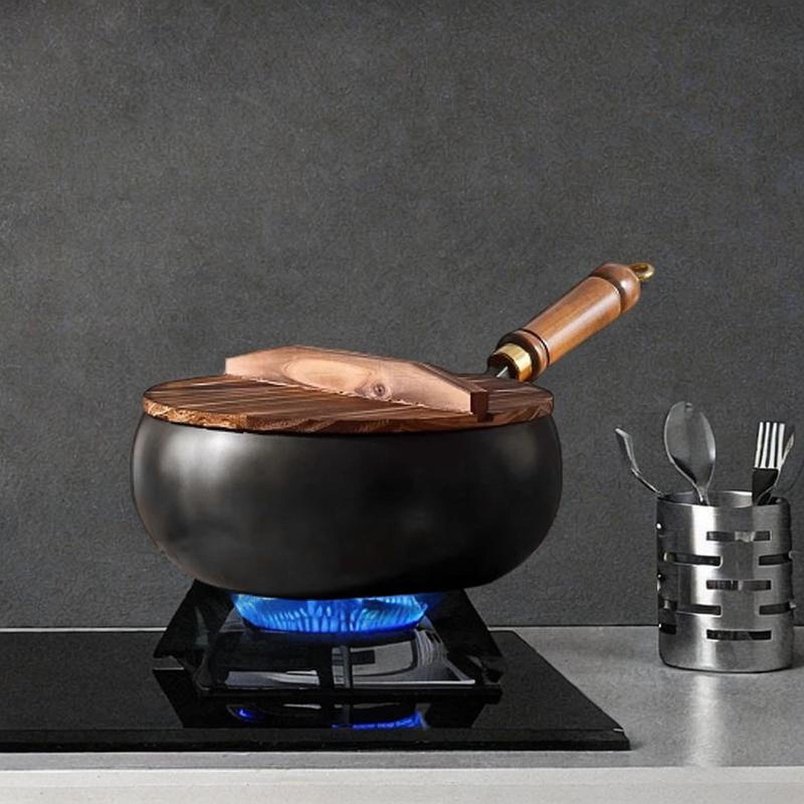 Wok chino sin recubrimiento, t - Camping Cooking Cast Iron reseña y precio