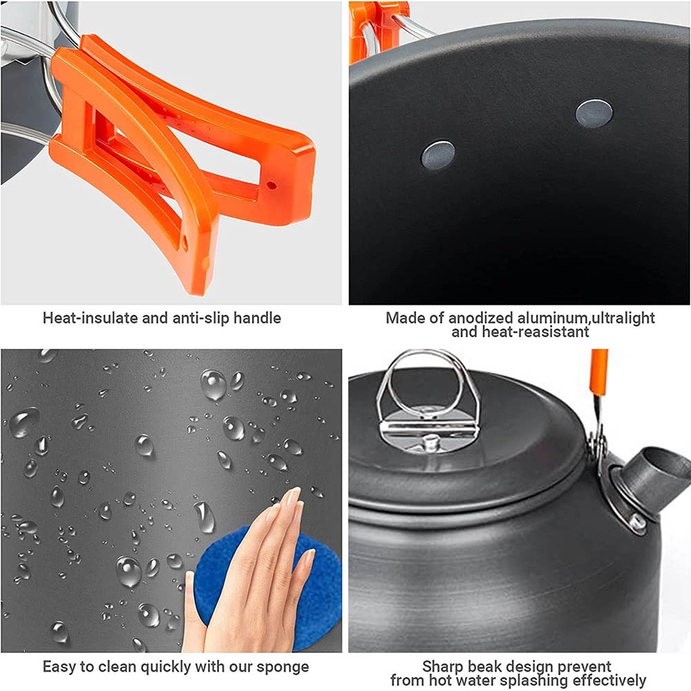 1 Uds./1 Juego de utensilios d - Camping Cooking Ware reseña y precio