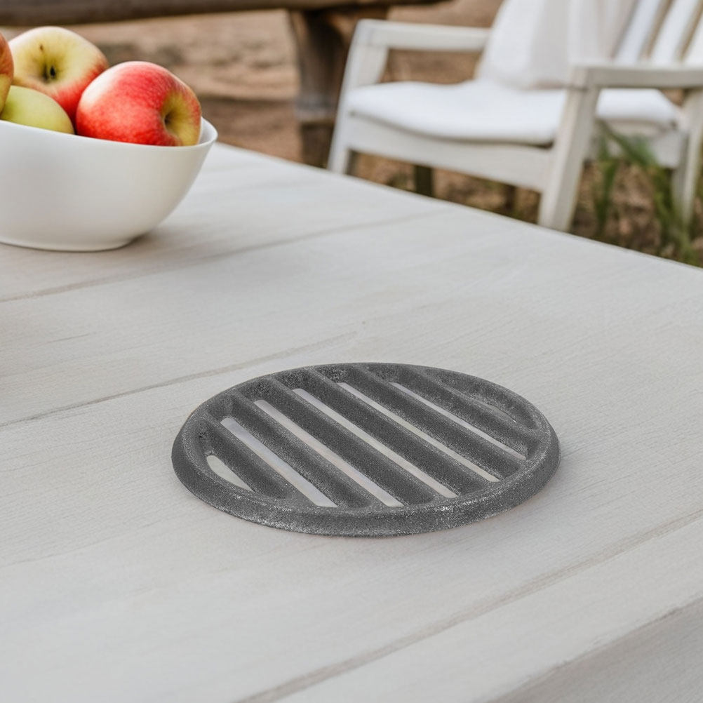 Rejilla de hierro para barbaco - Camping Cooking Fire Pit reseña y precio