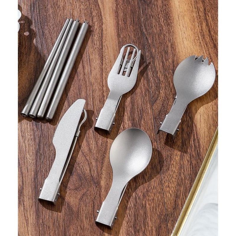 Juego de Cubiertos Plegables d - Camping Cooking System reseña y precio