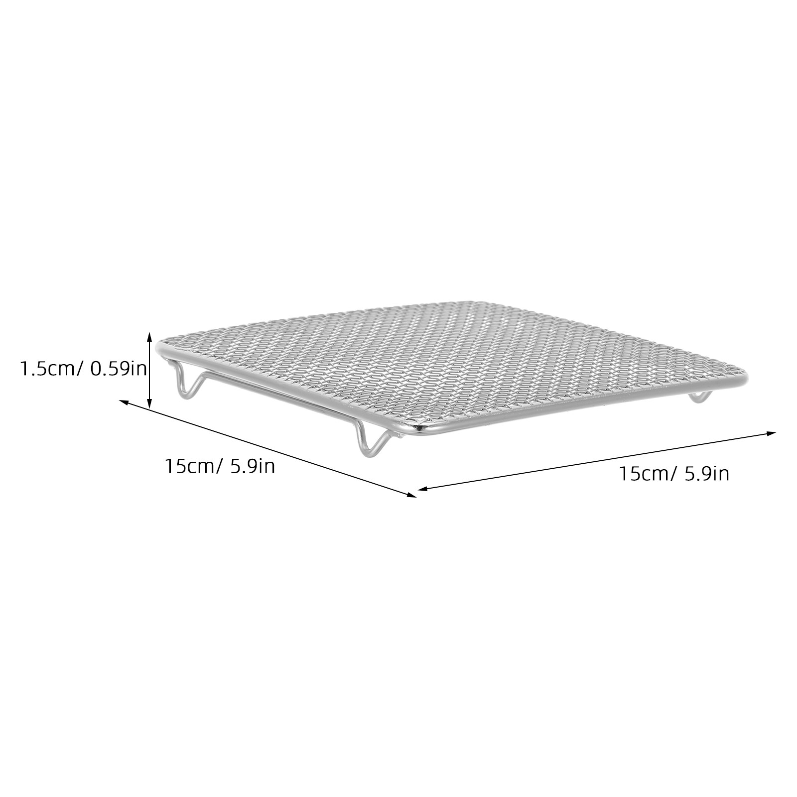 Patas de rejilla de alambre de - Camping Cooking Fire Pit reseña y precio
