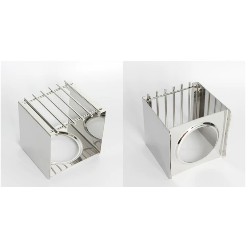 Soporte Cuadrado de Acero Inox - Camping Cooking Set reseña y precio