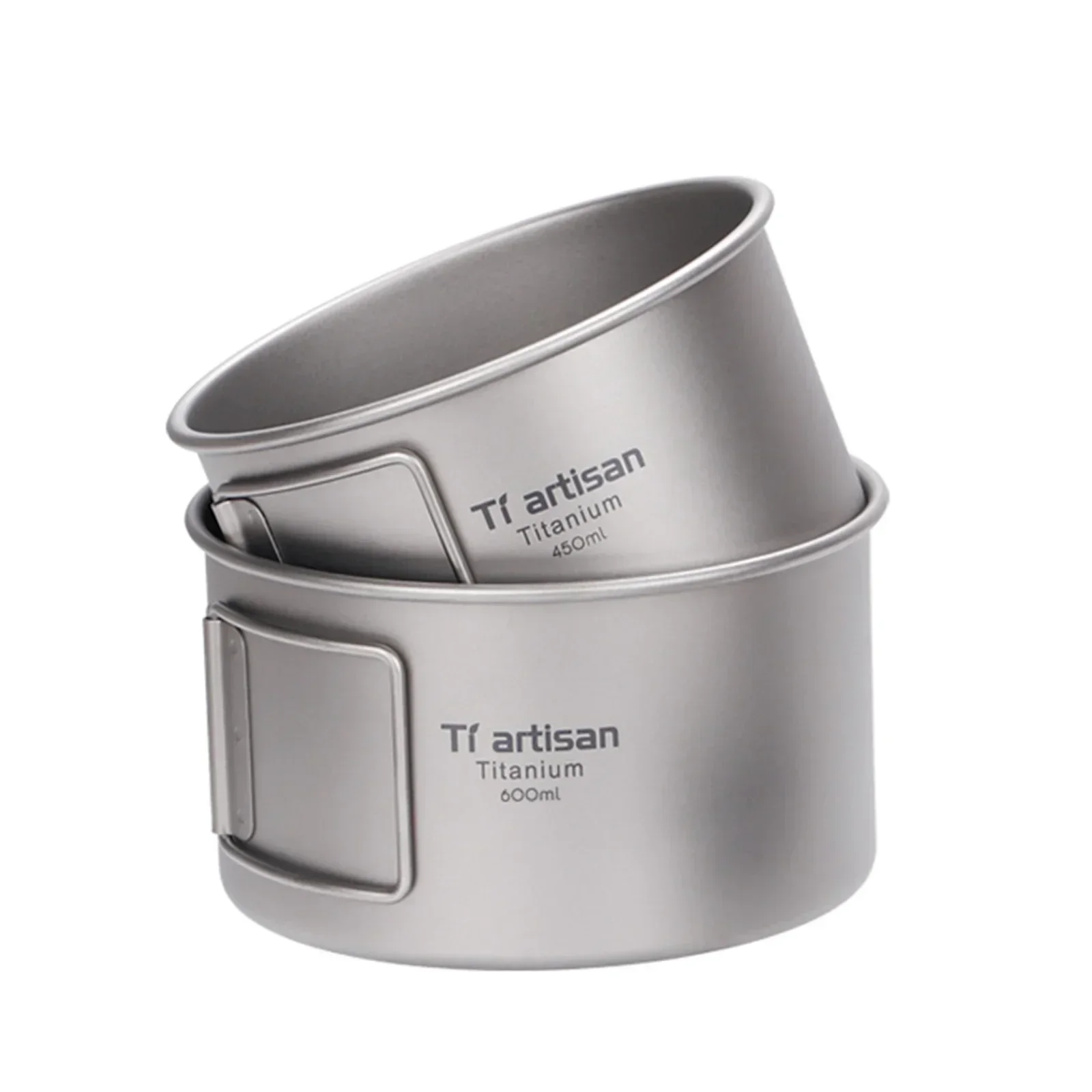 Cuenco de titanio con asa pleg - Camping Cooking Ware reseña y precio