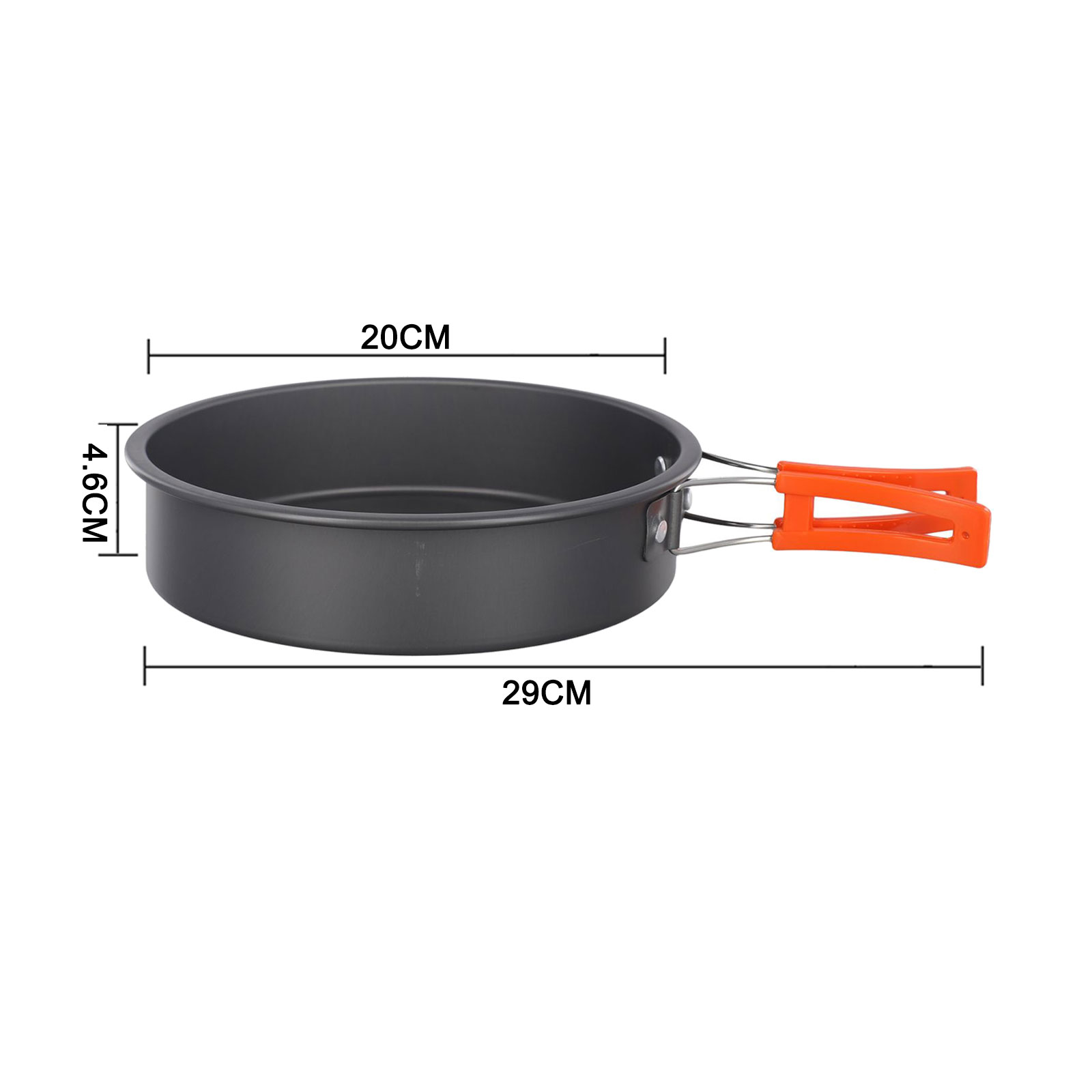 Sartén de aluminio que conduce - Camping Cooking Candle reseña y precio
