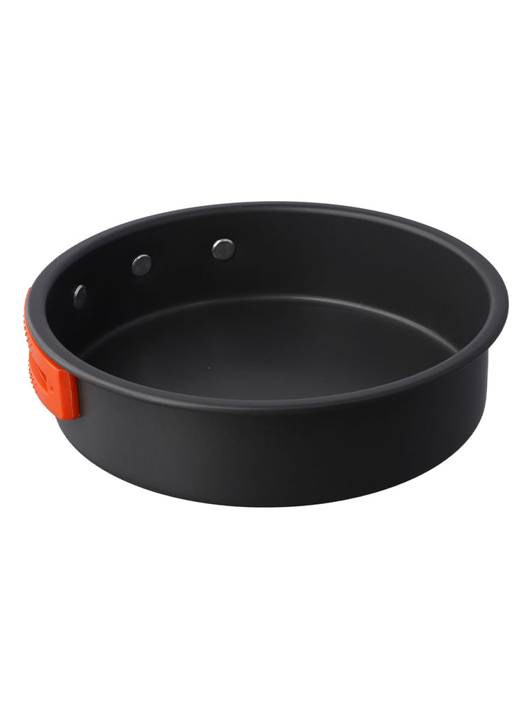 Sartén de aluminio que conduce - Camping Cooking Candle reseña y precio